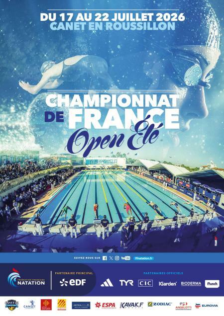 Championnat de France Open D'été 2026 Canet en Roussillon