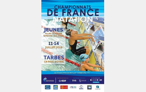 Championnats de France de Natation Jeunes 2019