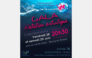 Gala de Natation Artistique du CNB