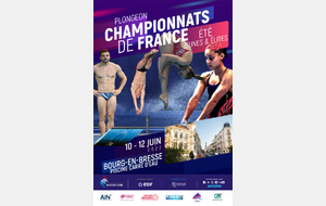 Championnats de France Eté Jeunes & Elite - 10 au 12 juin 2022 - Carré d'eau
