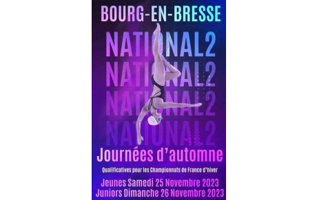 Les Journées d'Automne Jeunes et Juniors 25 et 26 novembre 2023